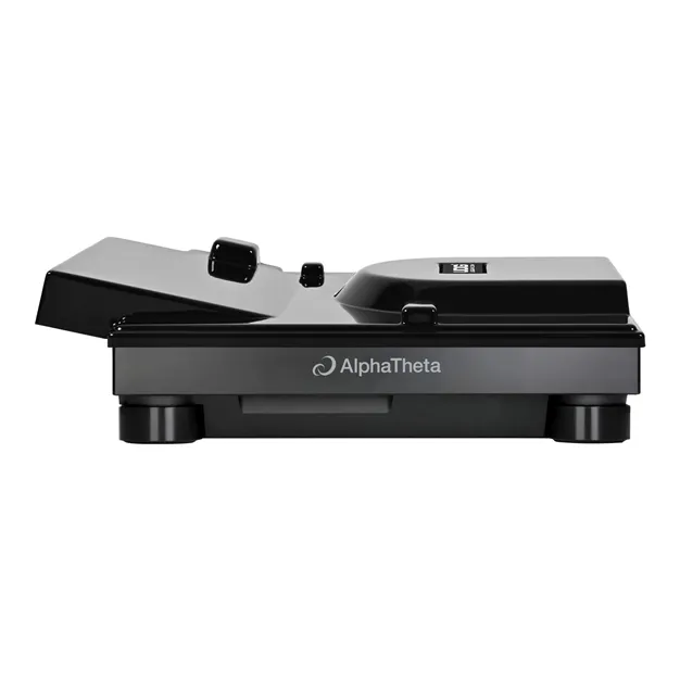 Захисна кришка UDG U94130BL для AlphaTheta CDJ-3000X, чорна — вигляд збоку, обладнання під кришкою не входить