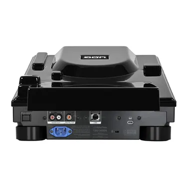 Захисна кришка UDG U94130BL для AlphaTheta CDJ-3000X, чорна — вигляд ззаду, обладнання під кришкою не входить