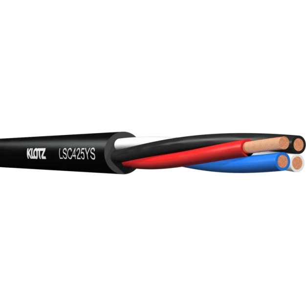 Klotz LSC425YS — конструкція кабелю, продаж за метр