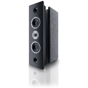 Heco Ambient 44 F Black Satin — динаміки та корпус під кутом