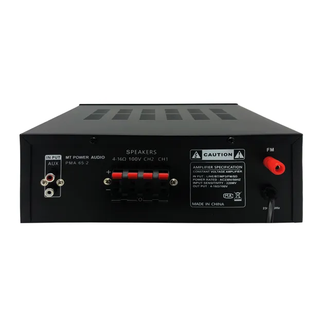 MT-Power PMA-65-2 — вигляд ззаду та роз’єми