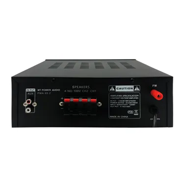 MT-Power PMA-65-2 — вигляд ззаду та роз’єми
