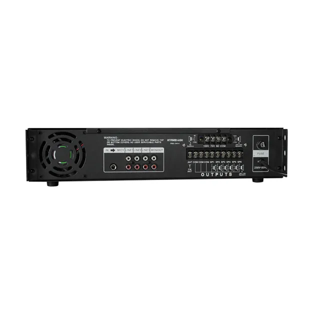 MT-Power PMA-240-6 — вигляд ззаду та роз’єми