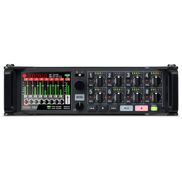 Zoom F8n Pro — вигляд спереду