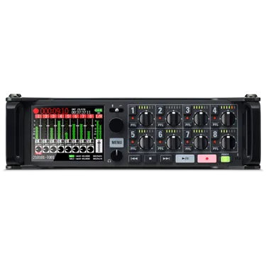 Zoom F8n Pro — вигляд спереду
