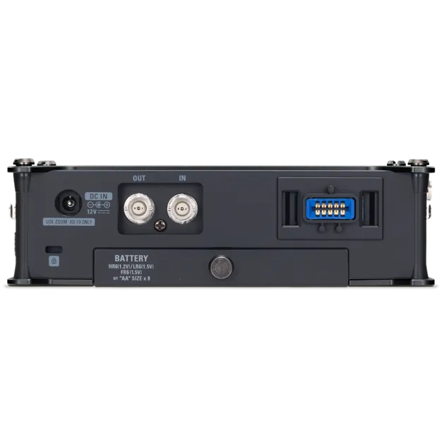 Zoom F8n Pro — вигляд ззаду