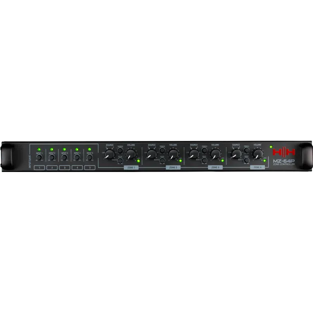 HH Electronics MZ-64P — органи керування
