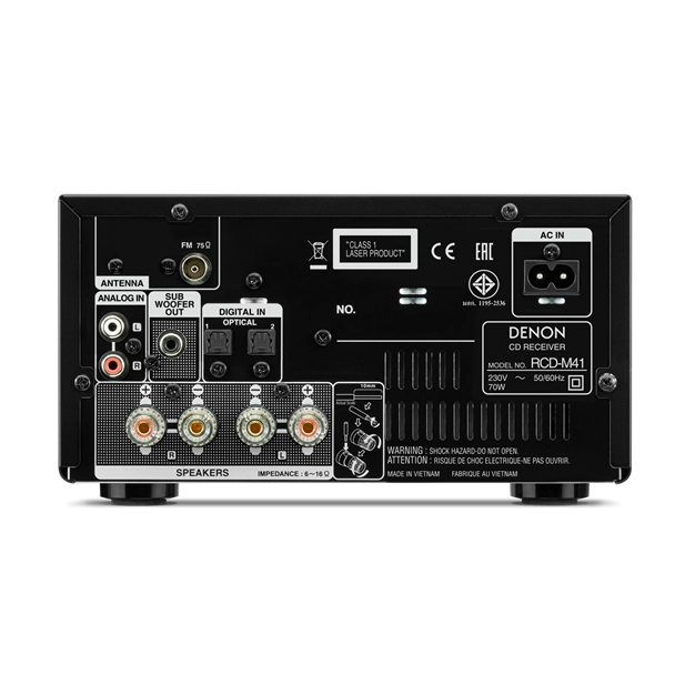 CD-ресивер Denon RCD-M41 Black