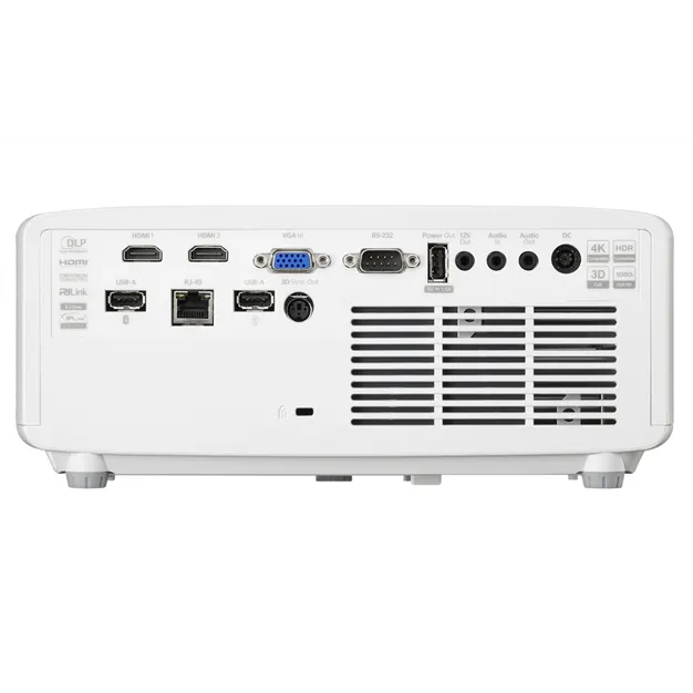 Optoma ZH451 — задня панель і роз’єми