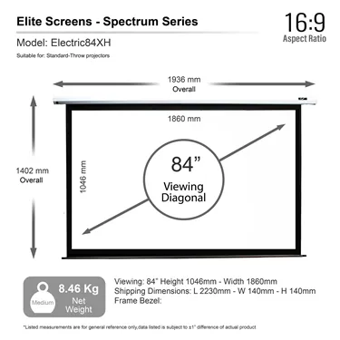 Elite Screens Electric84XH — зображення 3