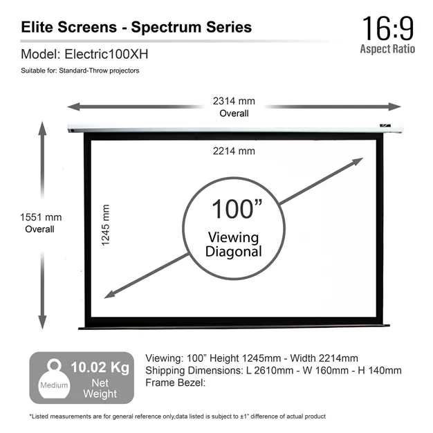 Elite Screens Electric100XH — зображення 3