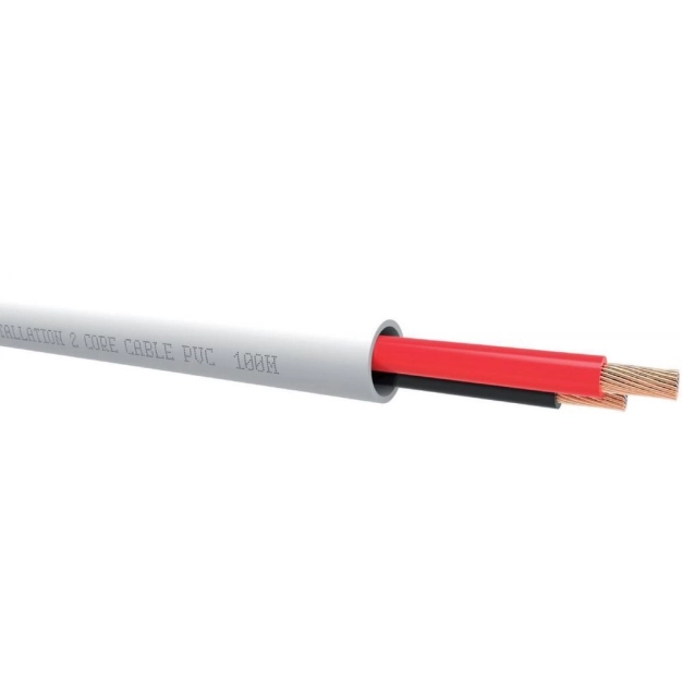 Акустичний кабель QED QX16/2 WHITE PVC FLAME-RET — за 1 м