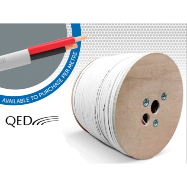 Акустичний кабель QED QX16/2 WHITE PVC FLAME-RET — за 1 м