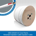 Акустичний кабель QED QX16/4 WHITE PVC FLAME-RET — за 1 м
