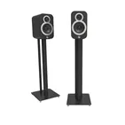 Стійки для акустики Q Acoustics FS50, чорні — приклад встановлення, акустика не входить до комплекту