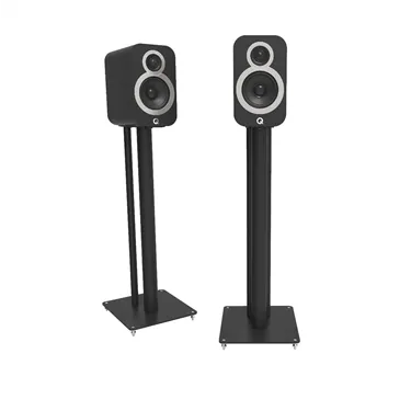 Стійки для акустики Q Acoustics FS50, чорні — приклад встановлення, акустика не входить до комплекту