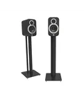 Стійки для акустики Q Acoustics FS50, чорні — приклад встановлення, акустика не входить до комплекту