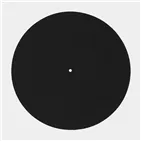 Мат для вінілового програвача Rega Turntable Mat, чорний — загальний вигляд