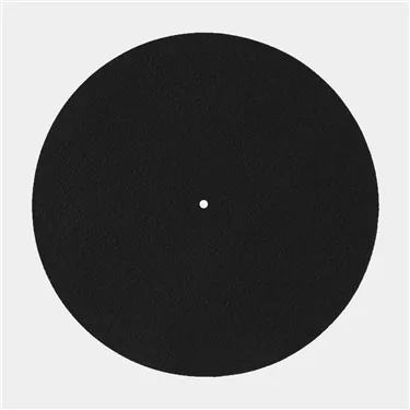 Мат для вінілового програвача Rega Turntable Mat, чорний — загальний вигляд