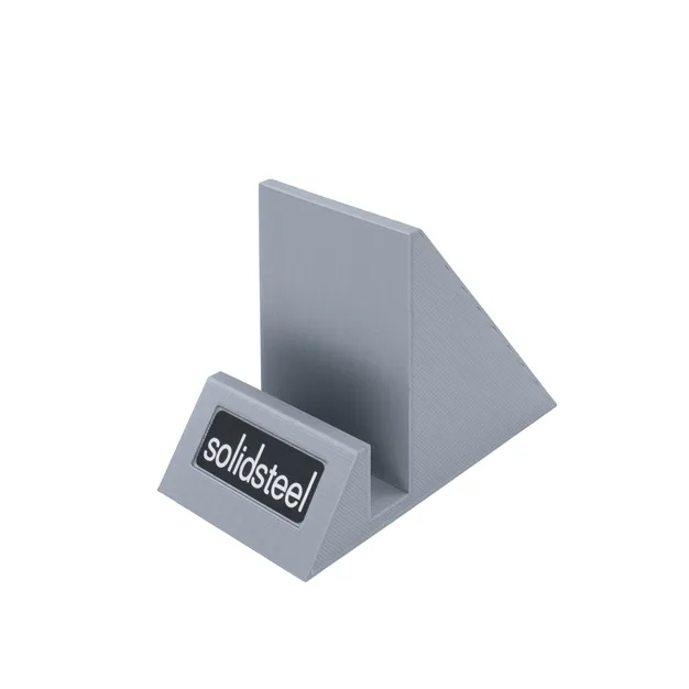Тримач обкладинки платівки Solidsteel NOWP-1, сріблястий — вигляд під кутом