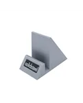 Тримач обкладинки платівки Solidsteel NOWP-1, сріблястий — вигляд під кутом