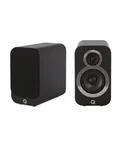 Полична акустична система Q Acoustics 3010i, чорна Carbon Black — загальний вигляд пари