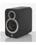 Полична акустична система Q Acoustics 3010i, чорна Carbon Black — вигляд під кутом