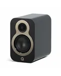 Полична акустична система Q Acoustics 3010c, чорна Satin Black — вигляд під кутом