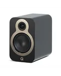 Полична акустична система Q Acoustics 3020c, чорна Satin Black — вигляд під кутом