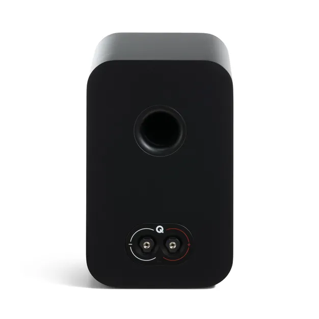 Полична акустична система Q Acoustics 3030c, чорна Satin Black — задня панель