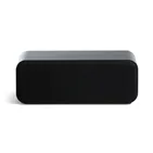 Акустична система центрального каналу Q Acoustics 3090c, чорна Satin Black — вигляд із захисною решіткою