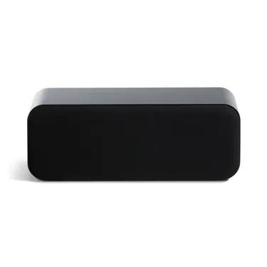 Акустична система центрального каналу Q Acoustics 3090c, чорна Satin Black — вигляд із захисною решіткою