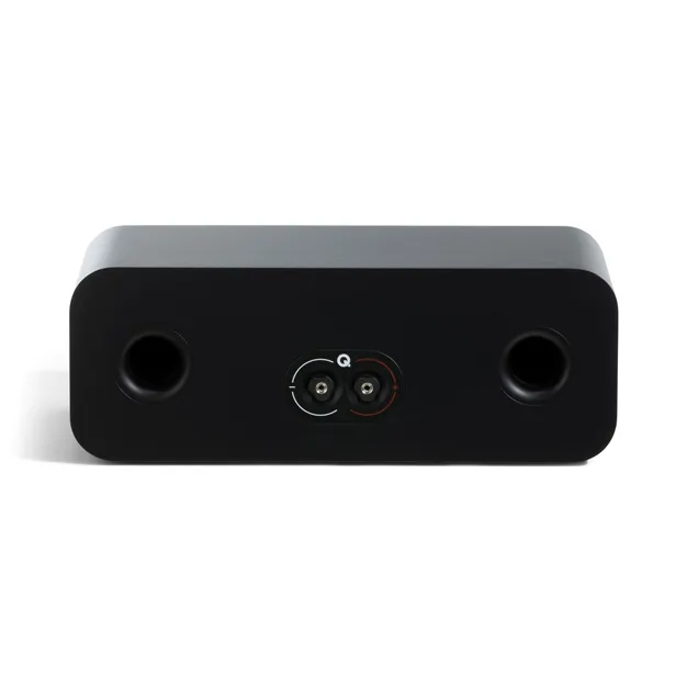 Акустична система центрального каналу Q Acoustics 3090c, чорна Satin Black — задня панель