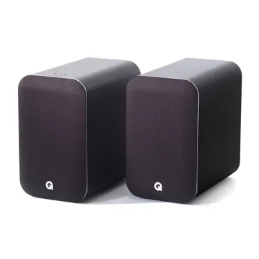 Активна стереосистема Q Acoustics M20 HD, чорна — загальний вигляд пари