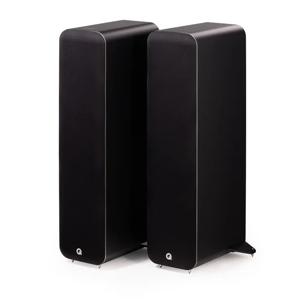 Активна стереосистема Q Acoustics M40 HD, чорна — загальний вигляд пари