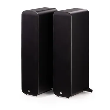 Активна стереосистема Q Acoustics M40 HD, чорна — загальний вигляд пари