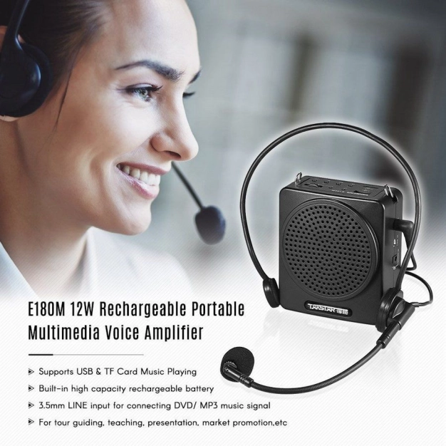 Портативна акустична система для посилення голосу E180M