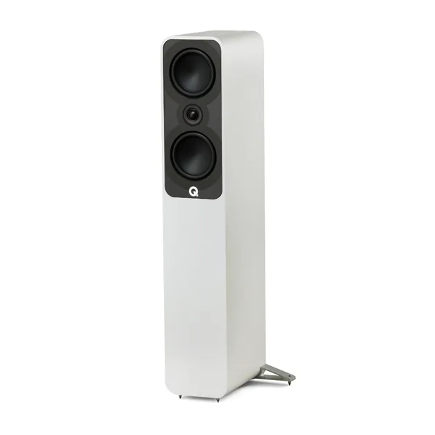 Підлогова акустична система Q Acoustics 5040, біла — вигляд під кутом