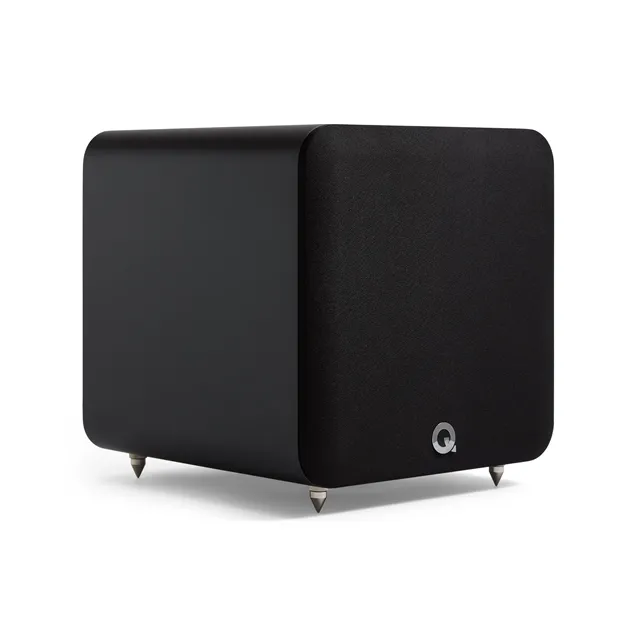 Активний сабвуфер Q Acoustics Q SUB80, чорний Satin Black — вигляд під кутом