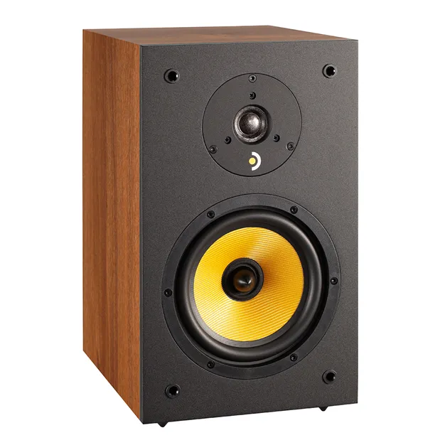 Полична акустична система Davis Acoustics Ariane 2, темний горіх — вигляд без захисної решітки
