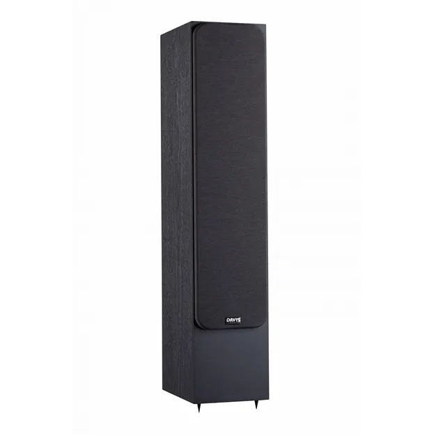 Підлогова акустична система Davis Acoustics Ariane 5, чорна — вигляд із захисною решіткою