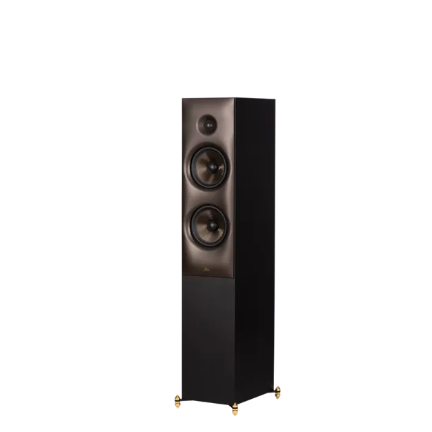 Підлогова акустична система Revival Audio SPRINT 4, чорна — вигляд під кутом
