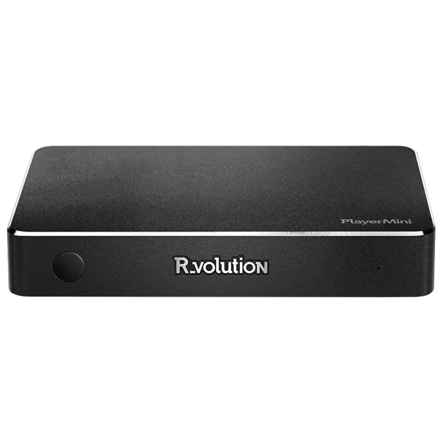 Медіаплеєр R_volution PlayerMini — вигляд спереду