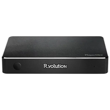 Медіаплеєр R_volution PlayerMini — вигляд спереду