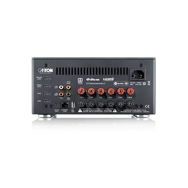 Мережевий AV-підсилювач Canton Smart Amp 5.1 S2, чорний — задня панель