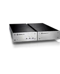 Фонокоректор Lehmannaudio Decade — основний блок і блок живлення (срібляста панель)