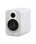Полична акустична система Q Acoustics 3030c, біла Satin White — вигляд під кутом