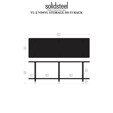 Solidsteel VL-2 Black — схема розмірів