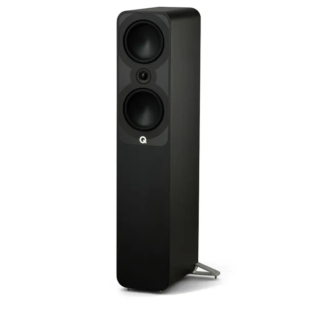 Q Acoustics 5050 Satin Black — вигляд під кутом