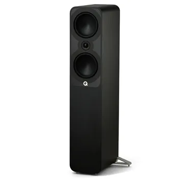 Q Acoustics 5050 Satin Black — вигляд під кутом